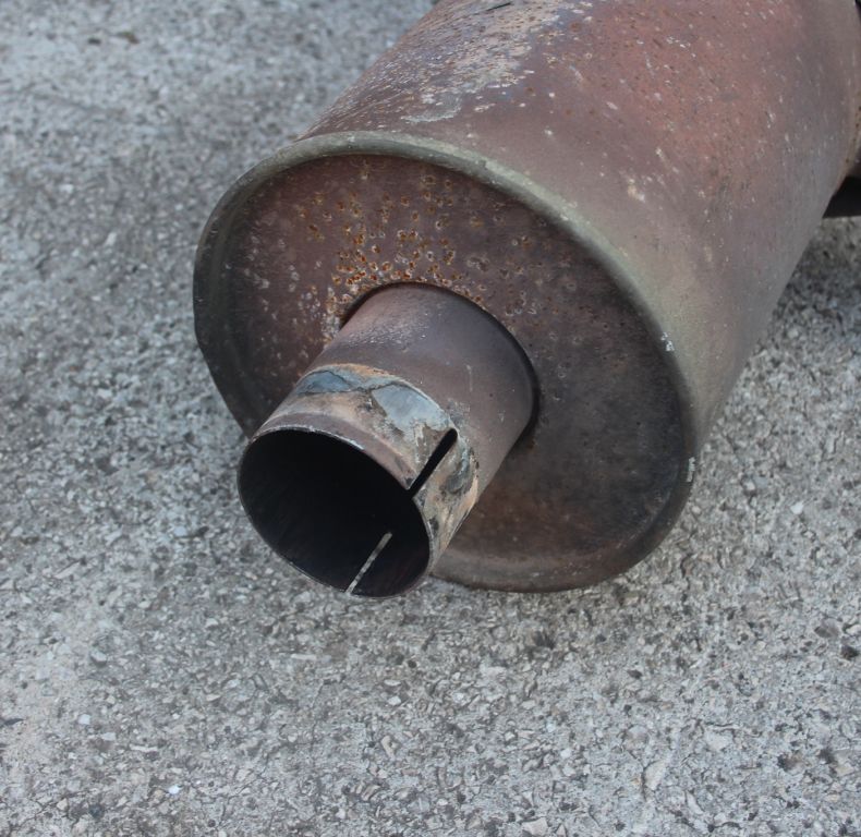 USED EXHAUST SILENCER OM352