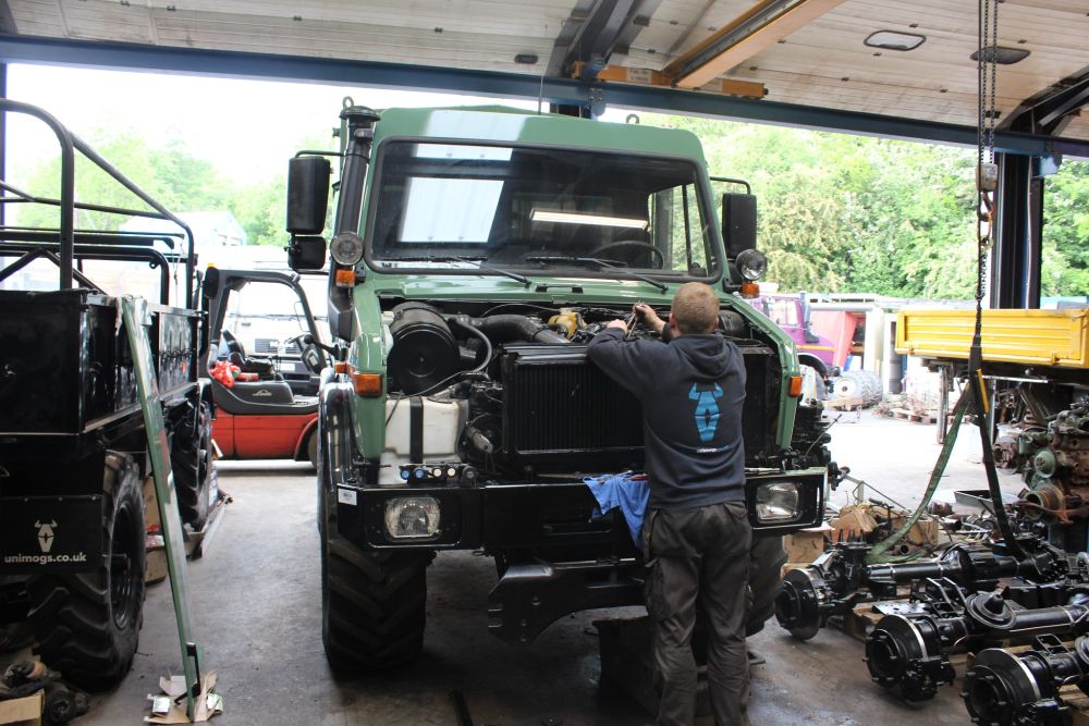 U1400 in the workshop last week