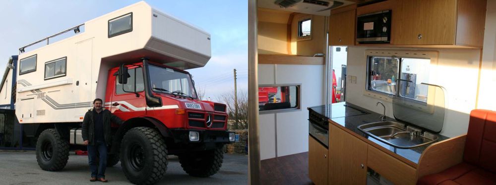 Huge U1300l Camper Given the Av Makeover