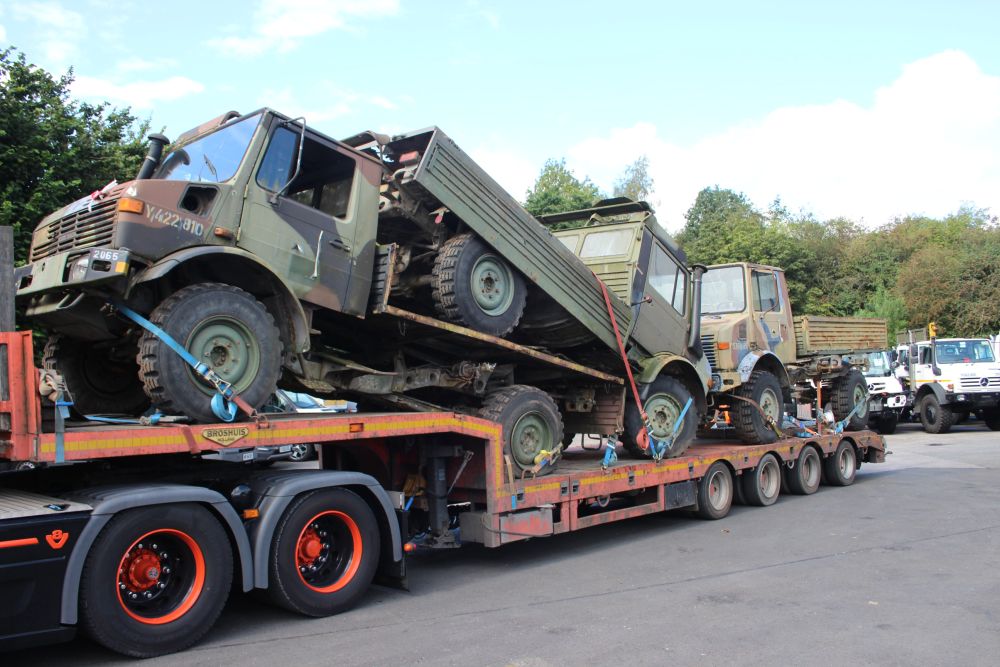 NEXT BATCH OF U1300L UNIMOGS ARRIVING