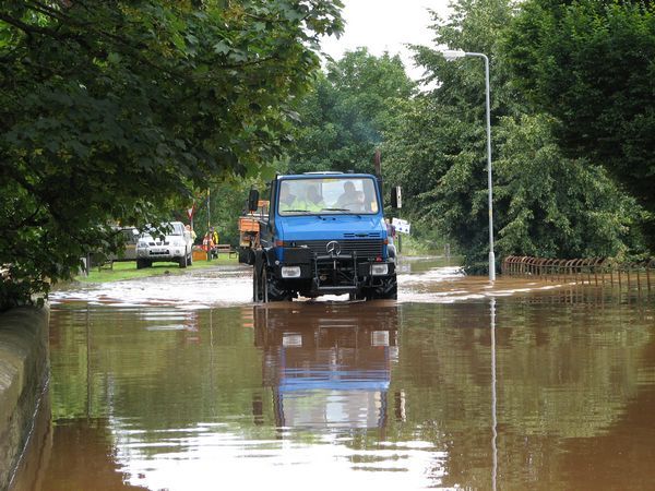 Unimog in the Floods