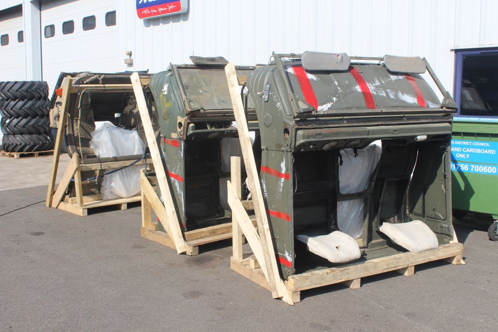 3x 416 cabs ready for shipping to Germany