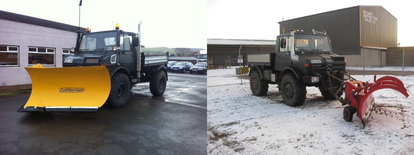 This is How to Do Unimog Snowploughs