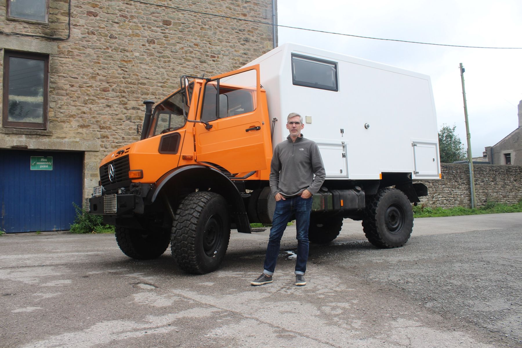 U1550l Unimog In For Service Before Its Travels Atkinson Vos U1550l Unimog In For Service Before Its Travels Atkinson Vos