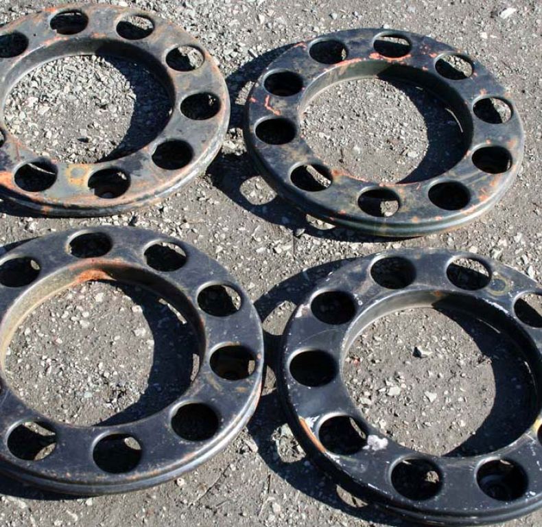 used set of wheel embellishers