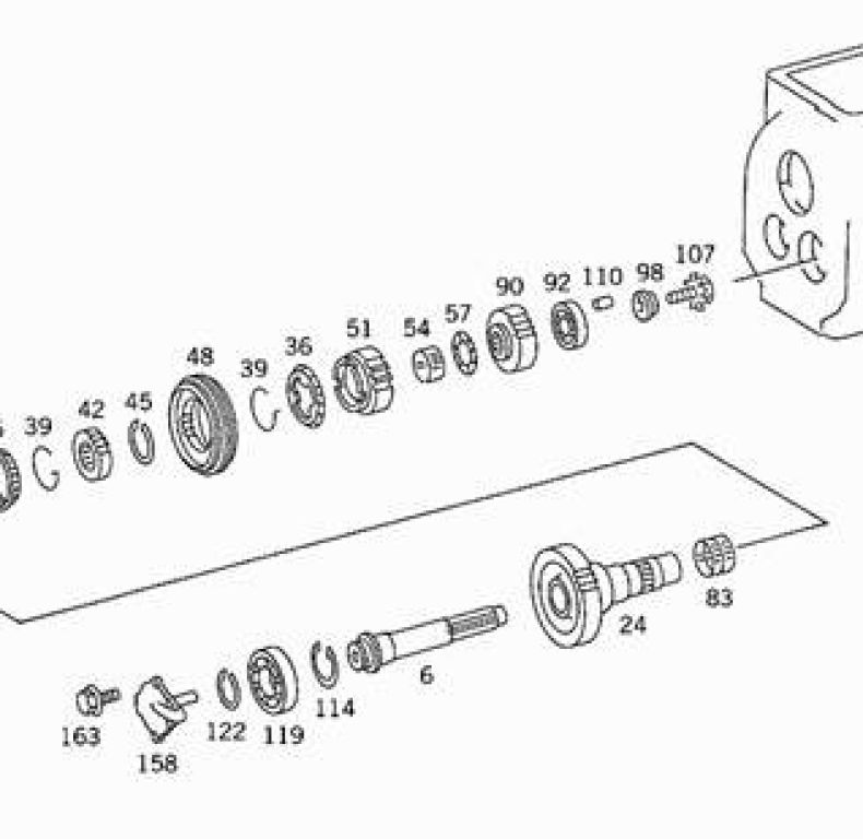 NEW OLD STOCK MERCEDES GEAR