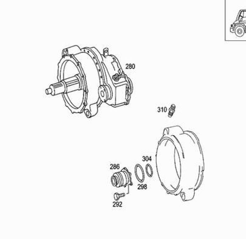 GENUINE MERCEDES RELEASE BEARING