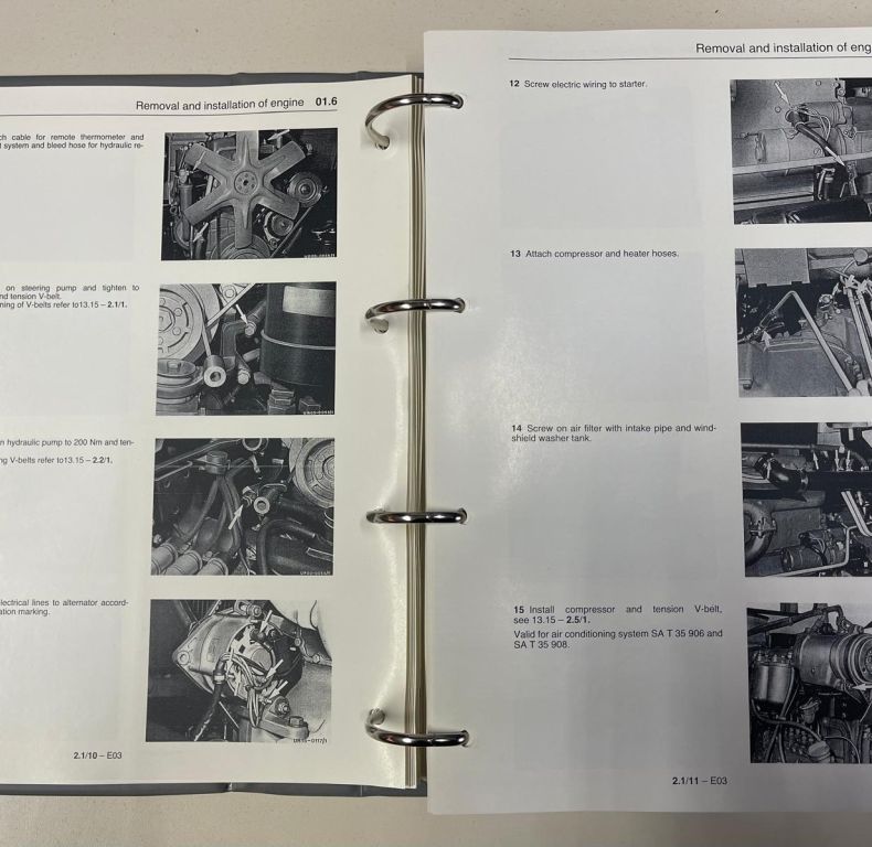 MB TRAC WORKSHOP MANUAL 1300,1500,1600