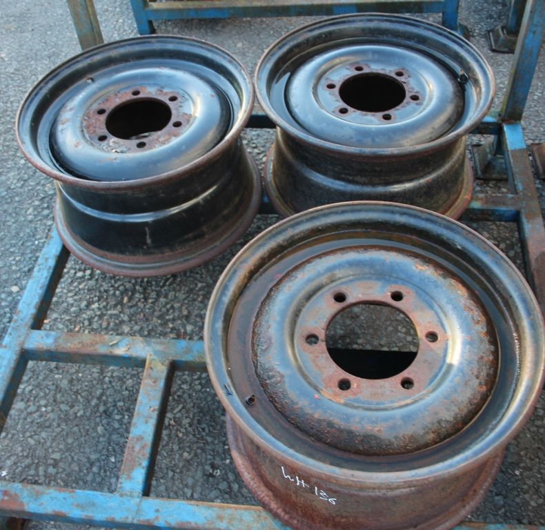 11X20" USED 6 BOLT WHEEL RIMS