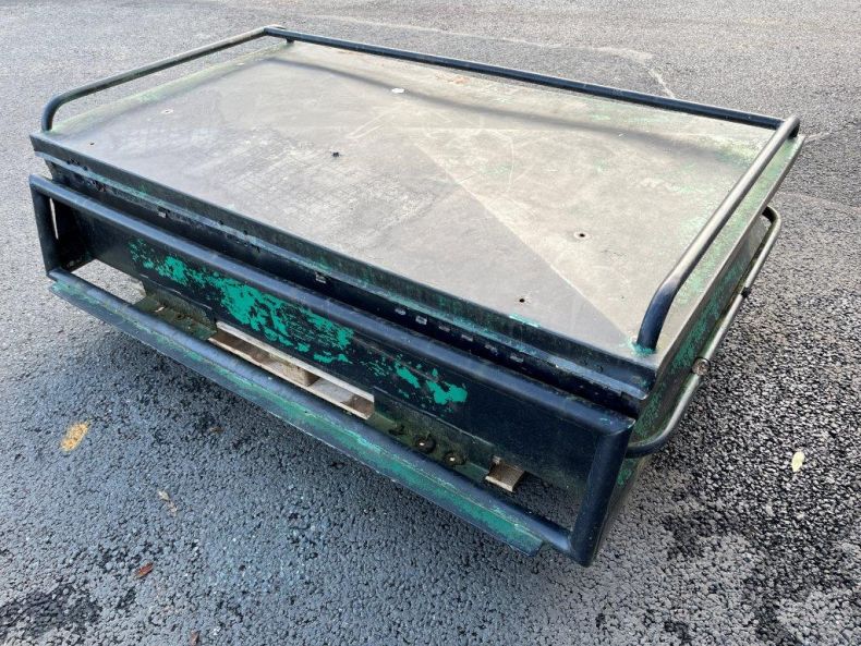 Used Atkinson Vos accessory roof top storage box.