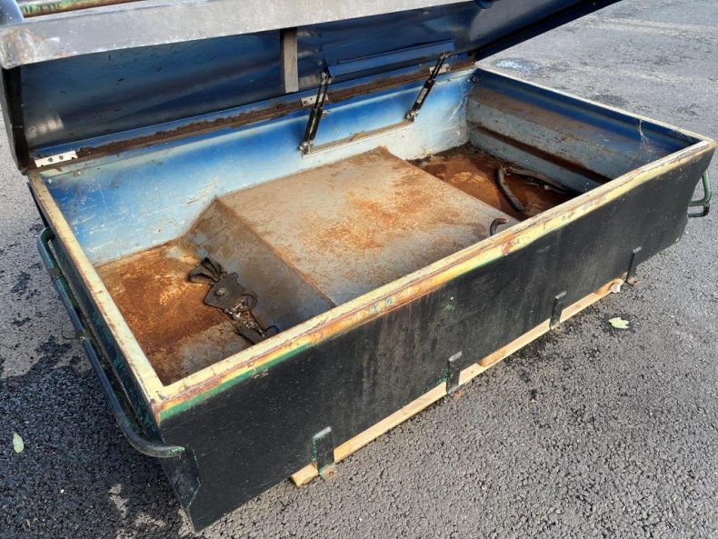 Used Atkinson Vos accessory roof top storage box.
