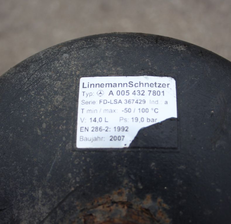 USED AIR TANK 005 432 7801