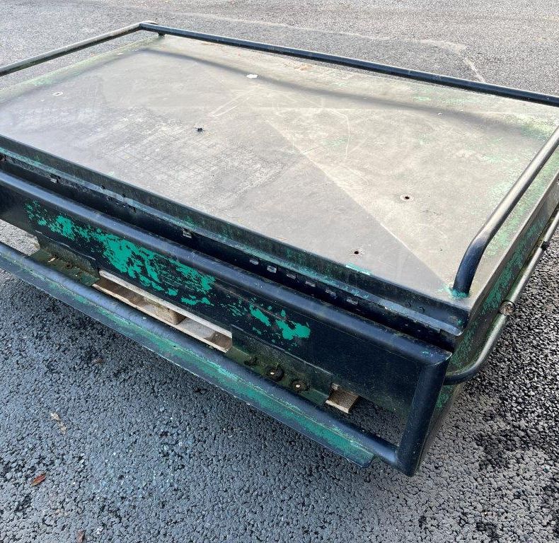 Used Atkinson Vos accessory roof top storage box.