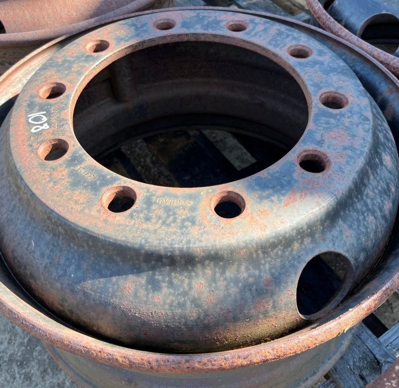 3x TEN BOLT 9X 22.5" RIMS