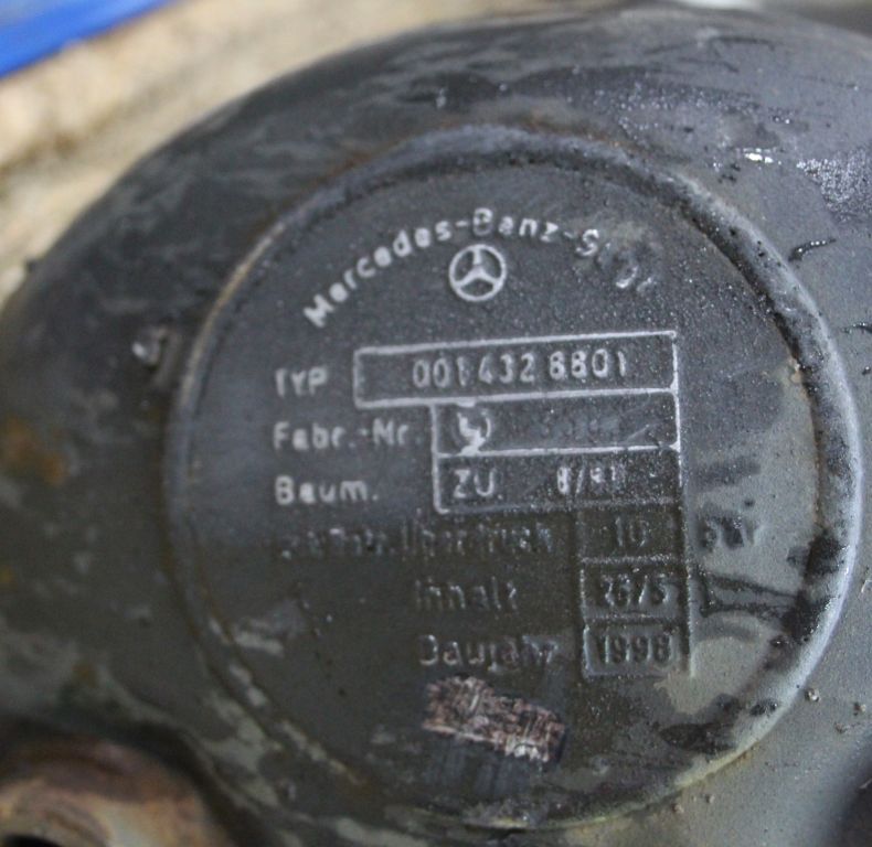 USED AIR TANK 001 432 8801