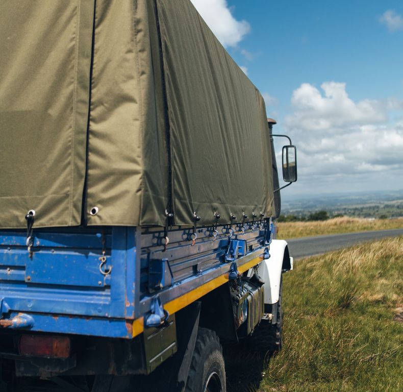 REAR BODY COVERS FOR ALL UNIMOGS