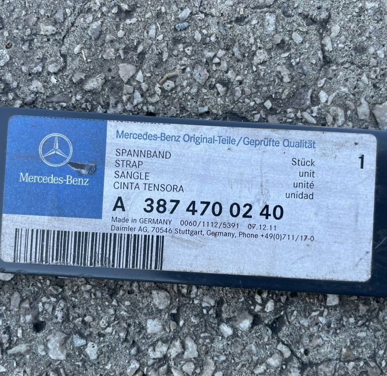 EXHAUST SILENCER STRAP