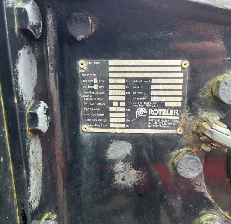 ROTZLER HZ HYDRAULIC WINCH