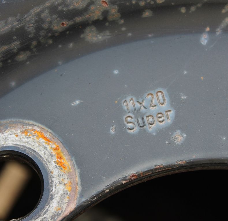 11X20" USED 6 BOLT WHEEL RIMS