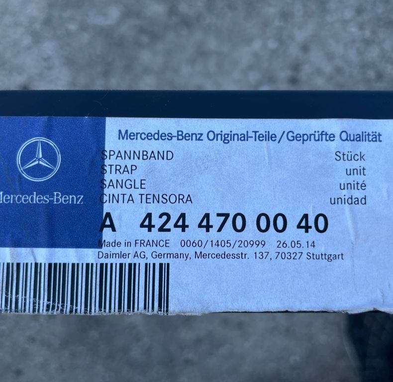 FUEL TENSIONING STRAP 424/427 UNIMOG MODELS