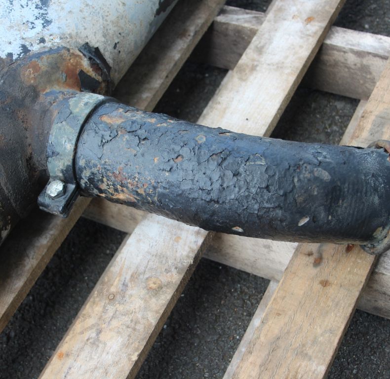 USED EXHAUST SILENCER OM366
